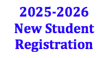 2025-2026 New Student Registration